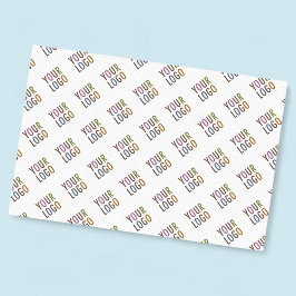 Seda Papel tisú de 18 libras con logotipo de la empresa