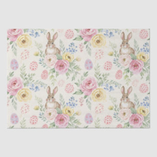 Seda Papel tisú de acuarela del conejo de Pascua capric
