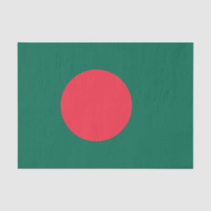 Seda Papel tisú de bandera bangladesí patriota