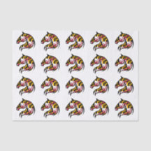 Papel tisú de caballo con bandera de Maryland