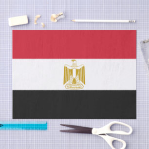 Seda Papel tisú de Egipto, papel tisú de la bandera egi