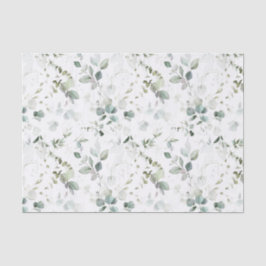 Seda Papel tisú de follaje de eucalipto