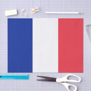 Seda Papel tisú de Francia, papel tisú de la bandera fr
