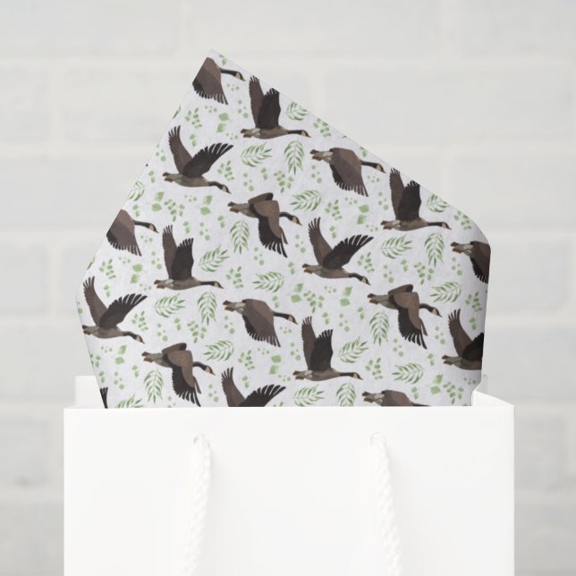 Seda Papel tisú de gansos de Canadá (Bolsa de regalo)