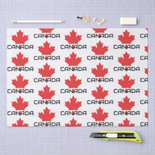 Seda Papel tisú de hoja de arce canadiense roja – Elega
