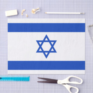 Seda Papel tisú de Israel, papel tisú de la bandera isr