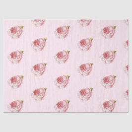 Seda Papel tisú de la serie Rosa Romántica Diseño 17