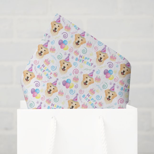 Seda Papel tisú de Labrador Retriever (Bolsa de regalo)