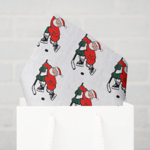 Seda Papel tisú de Navidad de hockey