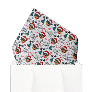 Seda Papel tisú de Navidad de Rottweiler