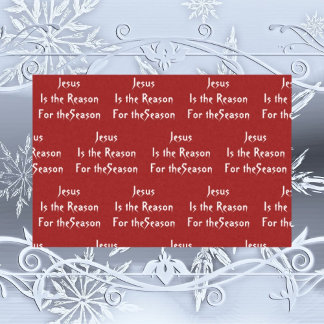 Seda Papel tisú de Navidad Jesús es la Razón