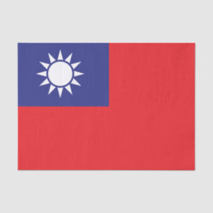 Seda Papel tisú de Taiwán, papel tisú de la bandera de