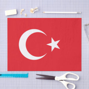 Seda Papel tisú de Turquía, papel tisú de la bandera tu