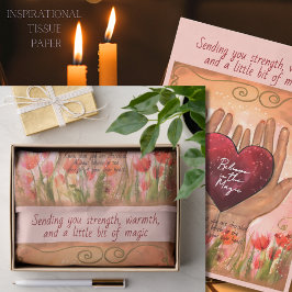 Seda Papel tisú de viaje de curación del corazón mágico