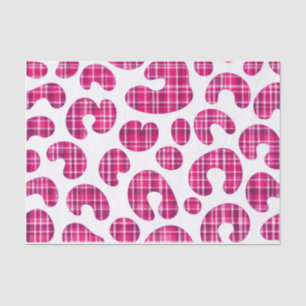 Seda Papel tisú escocés con estampado de leopardo en ta