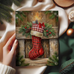 Seda Papel tisú festivo elegante para medias de Navidad