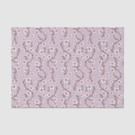 Seda Papel tisú floral de lavanda - Envoltura de regalo