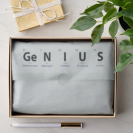 Seda Papel tisú 'Genio' Tabla Periódica de Ciencia - Eu