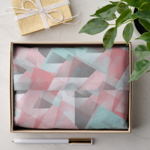Seda Papel tisú para caja de regalo geométrico moderno 
