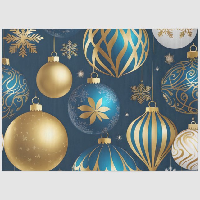 Seda papel tisular de adornos de navidad (Anverso)