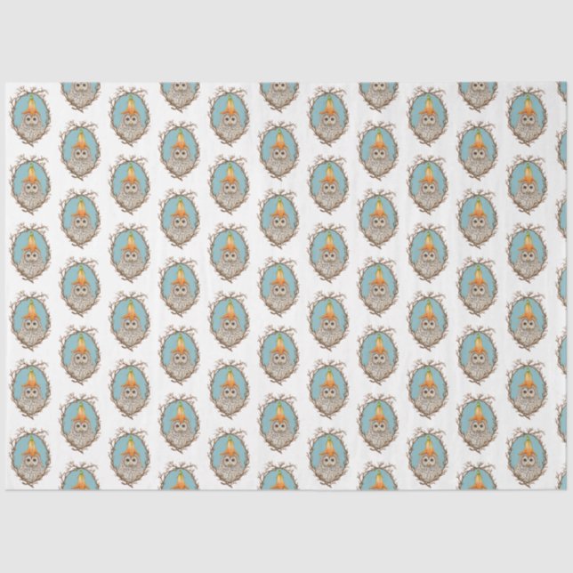 Seda Papel tisular de búho (Anverso)