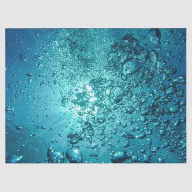 Seda papel tisular de burbujas oceánicas (Anverso)