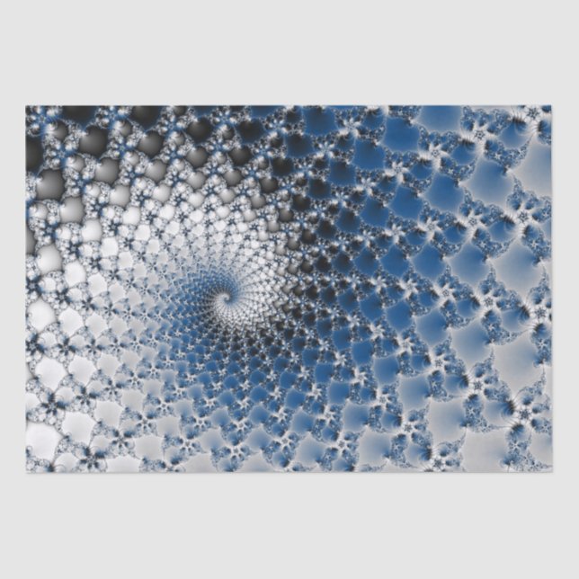 Seda papel tisular de cielo y nubes (Anverso)