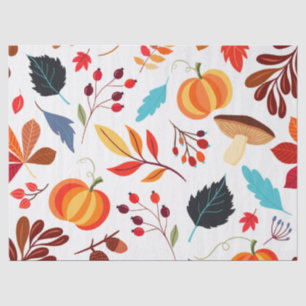 Seda papel tisular de cosecha de otoño
