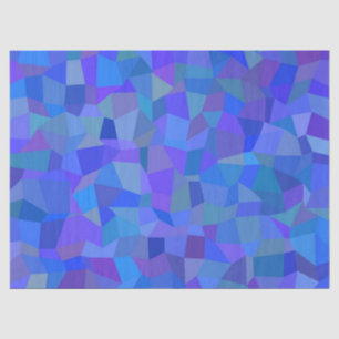 Seda papel tisular de facetas azules