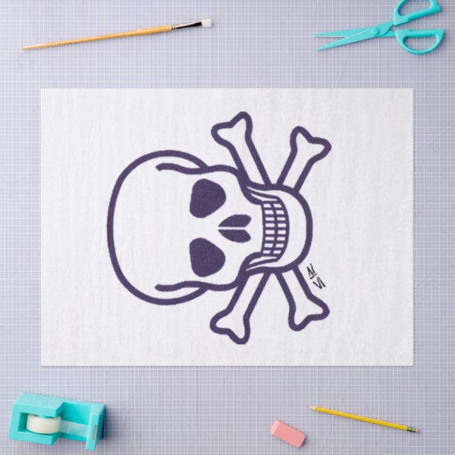 Seda Papel tisular de huesos (Artesanía)