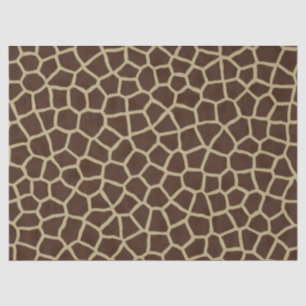 Seda papel tisular de impresión de jirafas