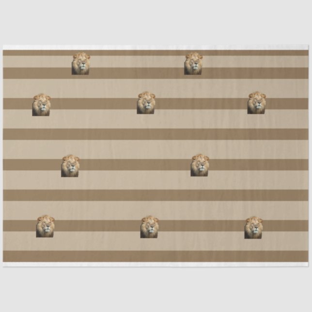 Seda Papel tisular de león (Anverso)