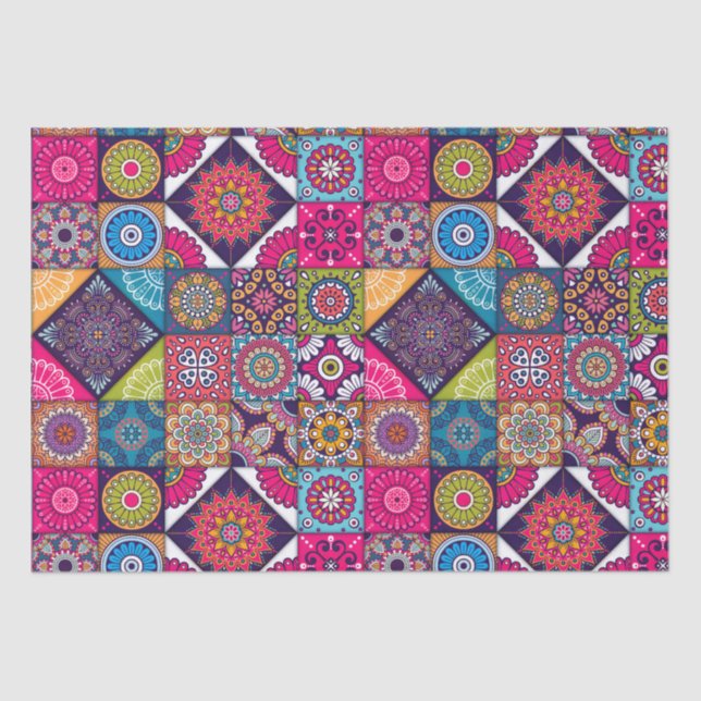 Seda Papel tisular de Mandala (Anverso)