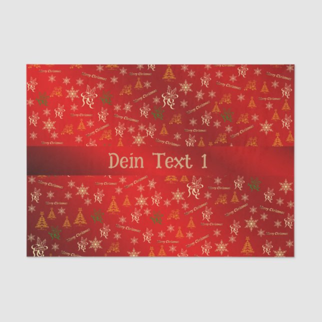 Seda papel tisular de navidad (Anverso)