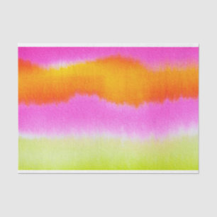 Seda papel tisular de neón de primavera