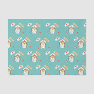 Seda Papel tisular de patrón de hacha