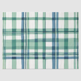 Seda Papel verde, azul y blanco de color negro