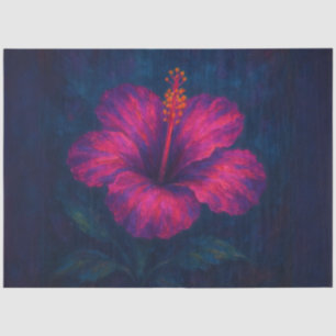 Seda Papel vibrante para la descomposición de Hibiscus 