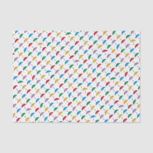 Paraguas en papel de tejidos lluviosos