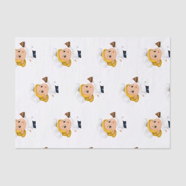 Seda Pasteles de panadería de papel de tejidos (Anverso)