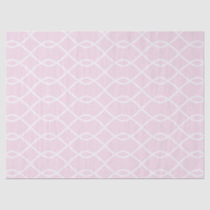 Seda PATRÓN DE ONDA ELEGANTE - Papel Tejido rosa suave