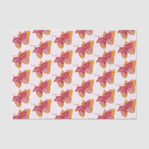 Seda Patrón floral hawaiano Hibiscus de 10 lb Papel de 