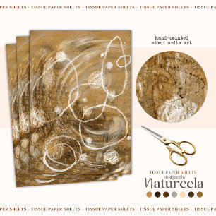 Seda Patrón moderno de terracota Resumen Papel de tejid