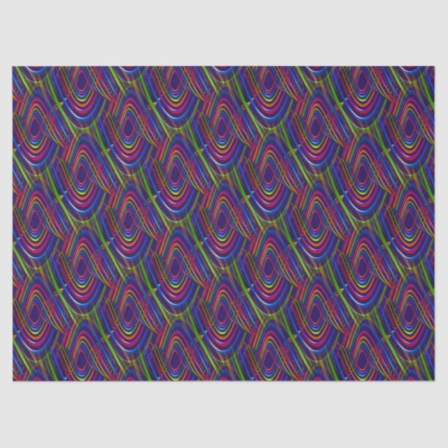 Seda Patrones abstractos 63A Papel de tejidos (Anverso)