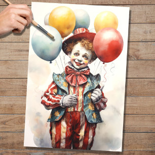Seda Payaso Circus 1 Papel de desunión