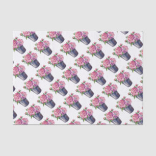 Seda Peonias de papel de tejidos para la plantación