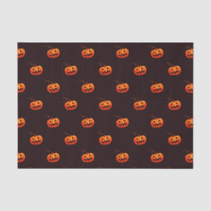 Seda Pequeño Jack O' Lanterns 10lb Papel de tejidos, bl