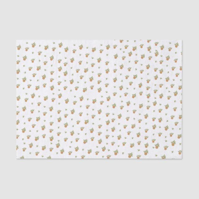 Seda Pequeño papel de tapete Naranja (Anverso)