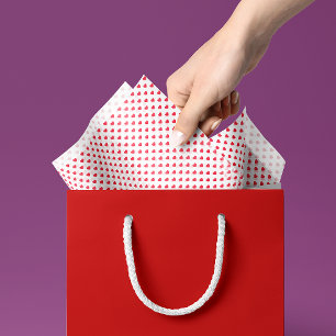 Seda Pequeño papel de tejidos de Día de San Valentín de