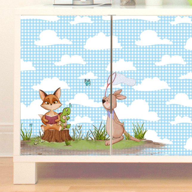 Seda Persiguiendo mariposas desmenuzar papel de tejidos (Subido por el creador)